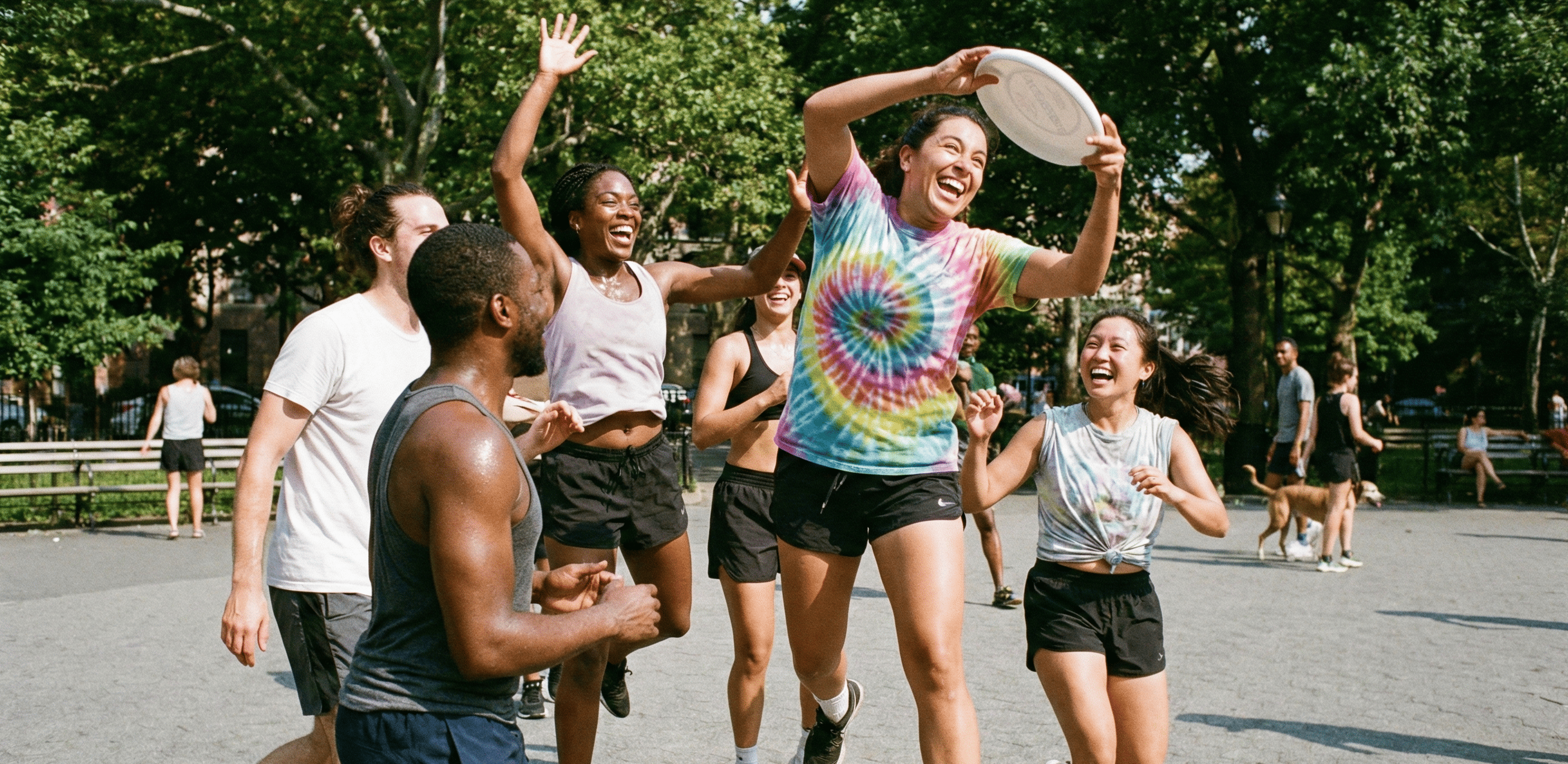 Frisbee amis